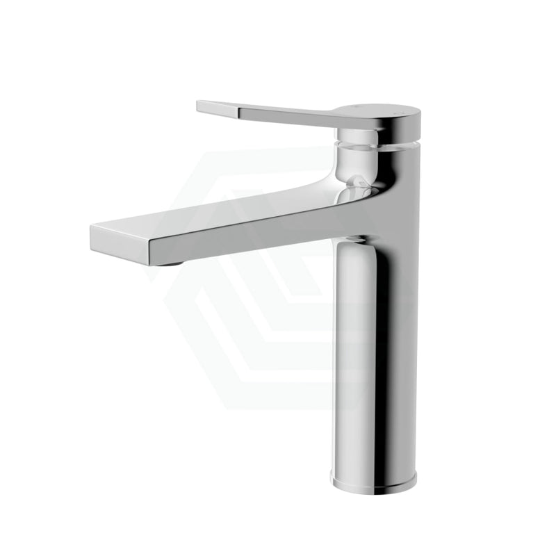 Brass Chrome Short Basin Mixer Tap For Bathroom Vanity Mixers