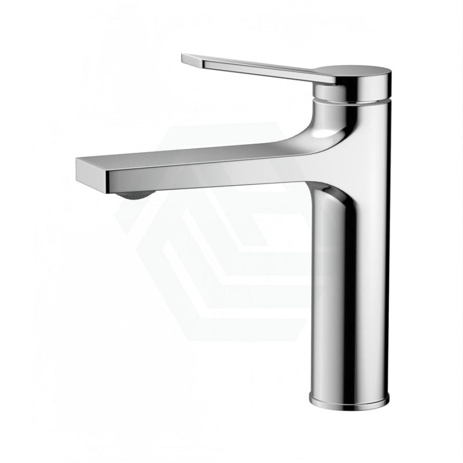 Brass Chrome Short Basin Mixer Tap For Bathroom Vanity Mixers