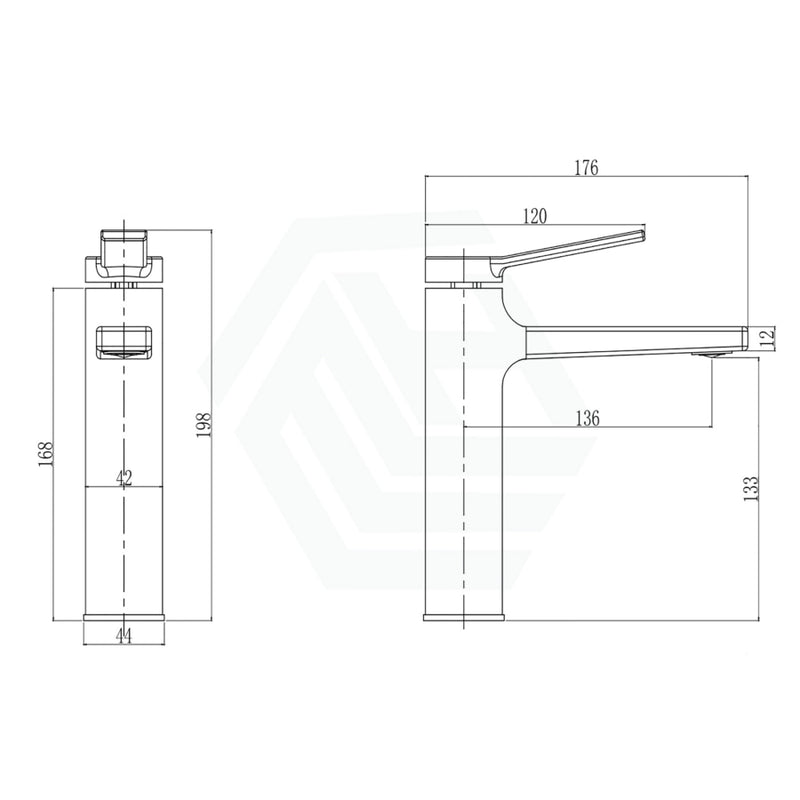 Brass Chrome Short Basin Mixer Tap For Bathroom Vanity Mixers