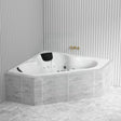 Broadway Alcazar Spa Bathtub 1510X1510X500Mm Corner Drop-In Tub With Jets Baths