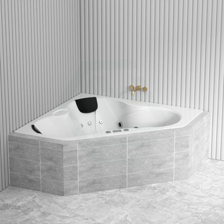 Broadway Alcazar Spa Bathtub 1510X1510X500Mm Corner Drop-In Tub With Jets Baths