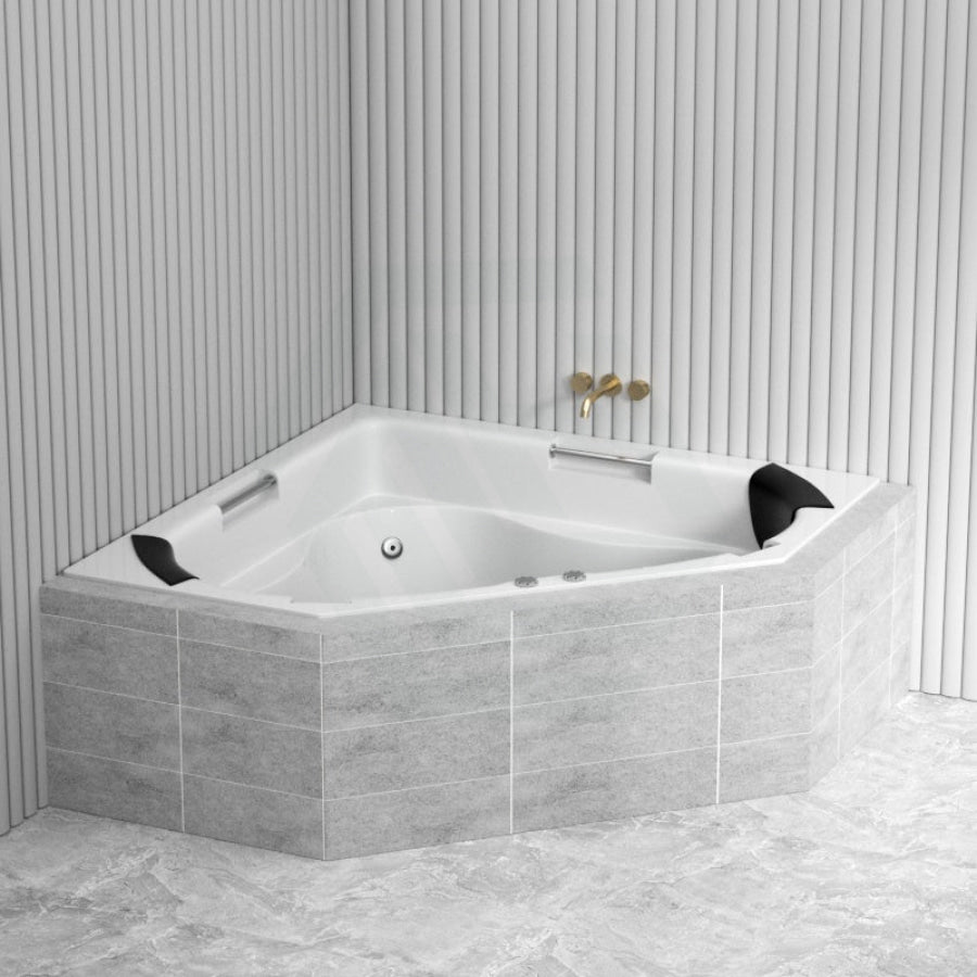 Broadway Alhambra Spa Bathtub 1490X1490X550Mm Corner Drop-In Tub With Jets Baths