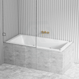 Broadway Alpha B Spa Bath With Non-Slip Base & Tiling Bead 1490/1700/1800X750X470Mm Rectangula