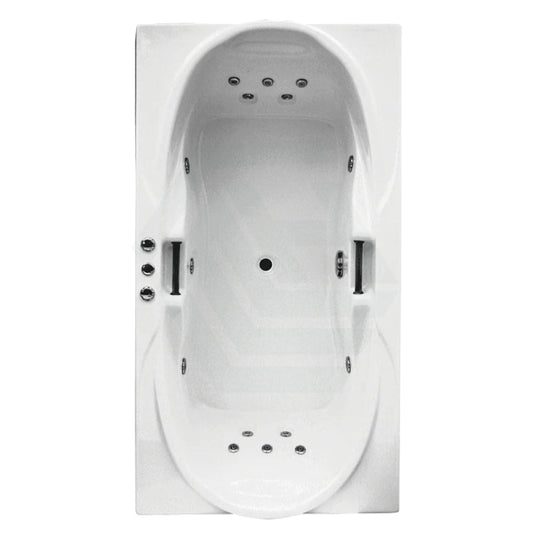 Broadway Castilla Spa Bath 1800X940X450Mm Rectangula Drop-In Tub Rectangular Baths