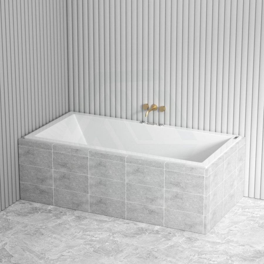 Broadway Catolina Spa Bath 1550/1680/1800X840X480/500Mm Rectangula Drop-In Tub Rectangular Baths