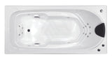 Broadway Elise Spa Bath 1690/1800X850X515Mm Rectangula Drop-In Tub Rectangular Baths