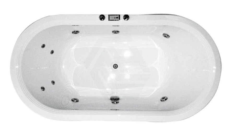 Broadway Estella Spa Bath 1775X800X470Mm Oval Drop-In Tub Baths