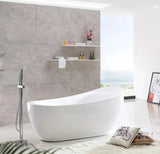 Broadway Fs21 1800X900X800Mm Oval Acrylic Freestanding Spa Bathtub Baths