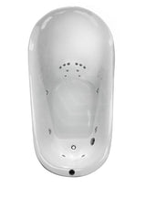 Broadway Fs21 1800X900X800Mm Oval Acrylic Freestanding Spa Bathtub Baths