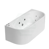 Broadway Fs36 Spa Bath 1700X780X600Mm Back To Wall Tub In Gloss White Baths