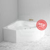 Broadway Fs53 1290/1490X640Mm Corner Spa Bathtub Acrylic Baths