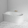 Broadway Fs7 1500/1700X780X600Mm Back To Wall Left Corner Spa Bathtub Acrylic Baths