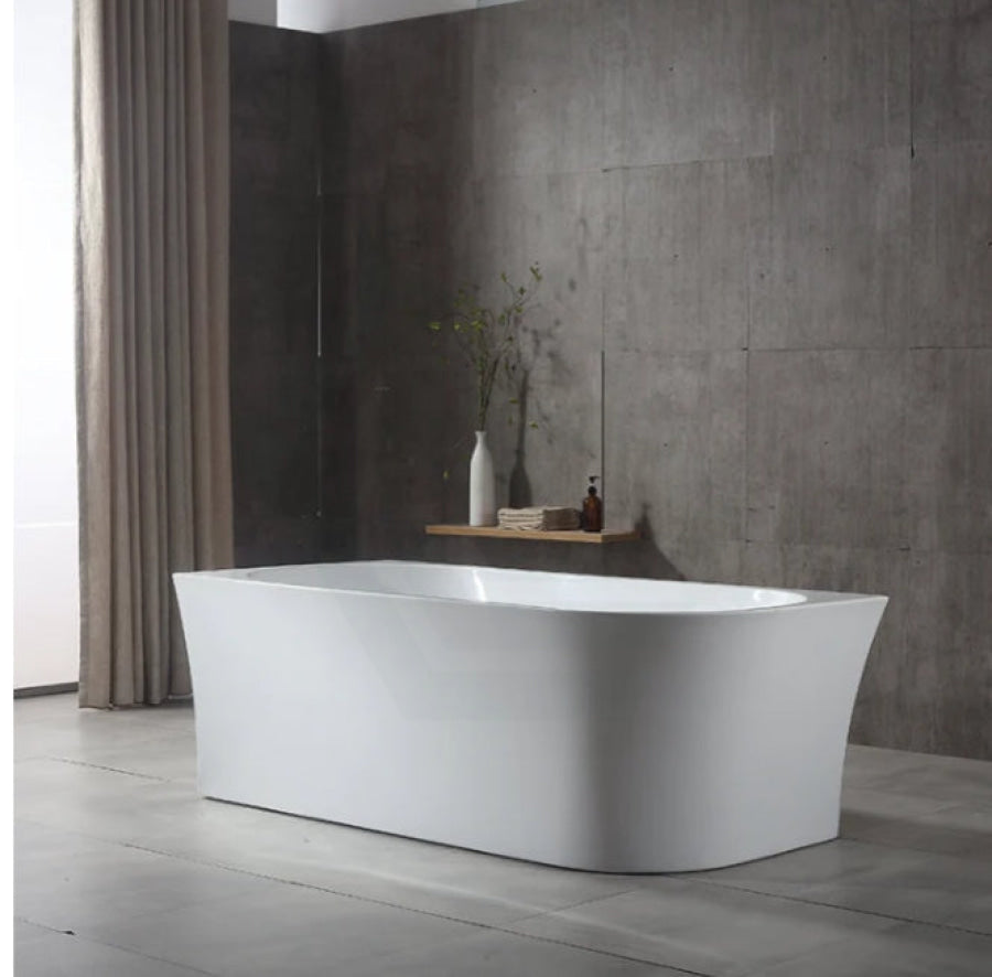 Broadway Fs7 1500/1700X780X600Mm Back To Wall Left Corner Spa Bathtub Acrylic Baths