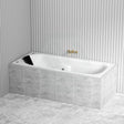 Broadway Isabella Spa Bath 1320/1530/1650/1800X815X530Mm Rectangula Drop-In Tub Rectangular Baths