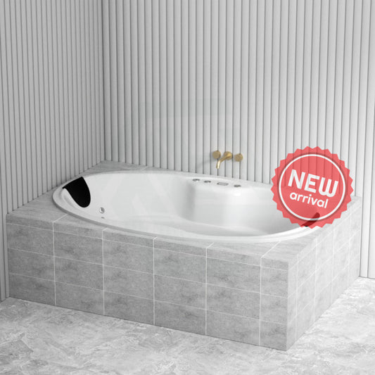 Broadway Joya Spa Bath 1700X1180X500Mm Oval Drop-In Tub Baths