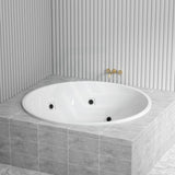 Broadway Lucena Spa Bath 1495X1495X490Mm Round Drop-In Tub Baths