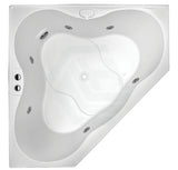 Broadway Zamora Spa Bathtub 1485X1485X490Mm Corner Drop-In Tub With Jets Baths