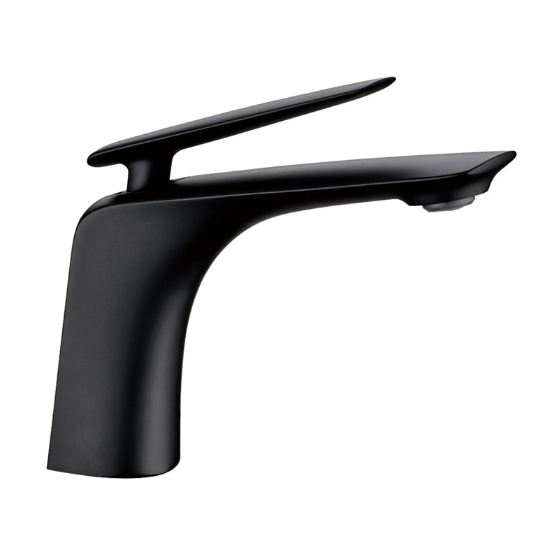 Bellino Brass Short Basin Mixer Tap Black