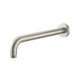 N#1(Nickel) Aquaperla 400Mm Round Wall Mounted Shower Arm Brushed Nickel Arms