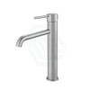 N#1(Nickel) Lucid Pin Round Brushed Nickel Tall Basin Mixer Tap Bathroom Vanity Mixers