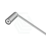 N#1(Nickel) Aquaperla 600Mm Round Brushed Nickel Single Towel Rail Stainless Steel Rails