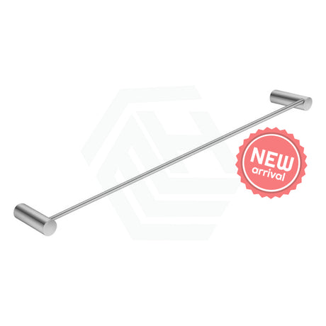 N#1(Nickel) Aquaperla 600Mm Round Brushed Nickel Single Towel Rail Stainless Steel Rails