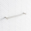 N#1(Nickel) Aquaperla 600mm Round Brushed Nickel Double Towel Rail Stainless Steel