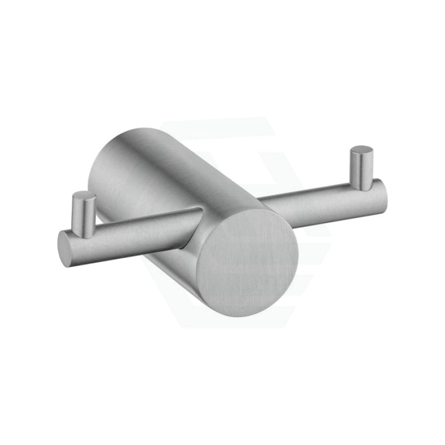 N#1(Nickel) Aquaperla Round Brushed Nickel Stainless Steel Robe Hook Wall Mounted Hooks