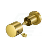 G#1(Gold) Aquaperla Round Brushed Gold Shower Wall Taps Solid Brass Top Assemblies