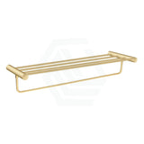 G#1(Gold) Aquaperla 600Mm Brushed Brass Towel Rack Stainless Steel Racks