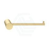 G#1(Gold) Aquaperla Round Brushed Brass Toilet Paper Holder Stainless Steel Wall Mounted Gold