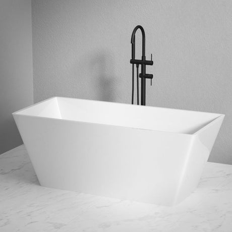 1200/1400/1500/1700mm Qubist Square Bathtub Freestanding