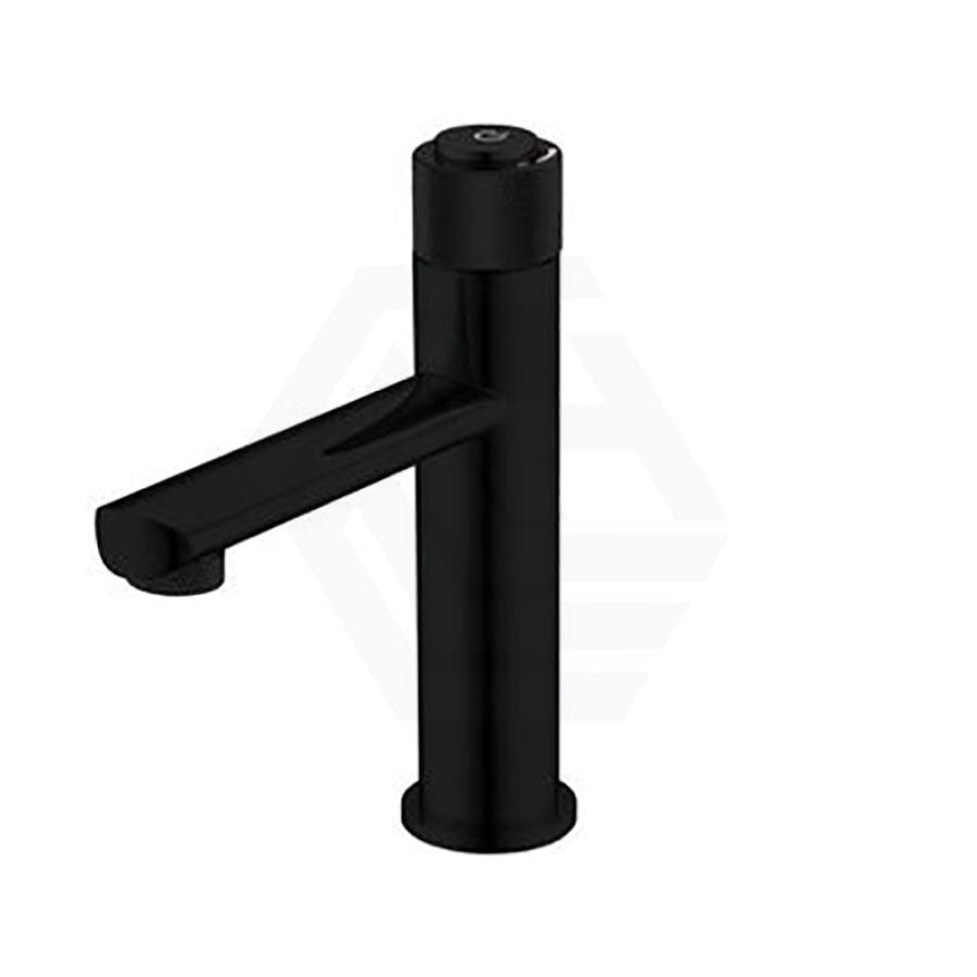 Ceejay Push Solid Brass Basin Mixer Matt Black