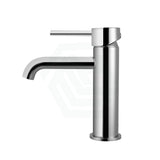 Lucid Pin Round Chrome Basin Mixer Tap Bathroom Vanity Brass Short Mixers