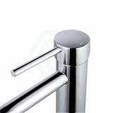 Lucid Pin Round Chrome Basin Mixer Tap Bathroom Vanity Brass Short Mixers