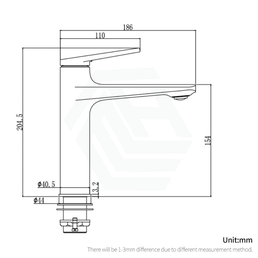 Chrome Basin Mixer Tap Bathroom Vanity Solid Brass Short Mixers