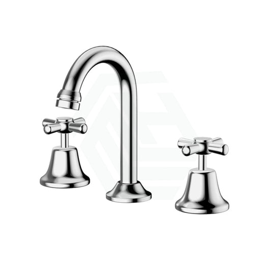 Chrome Brass & Zinc Alloy Tap Set For Basin Bath/Basin Sets