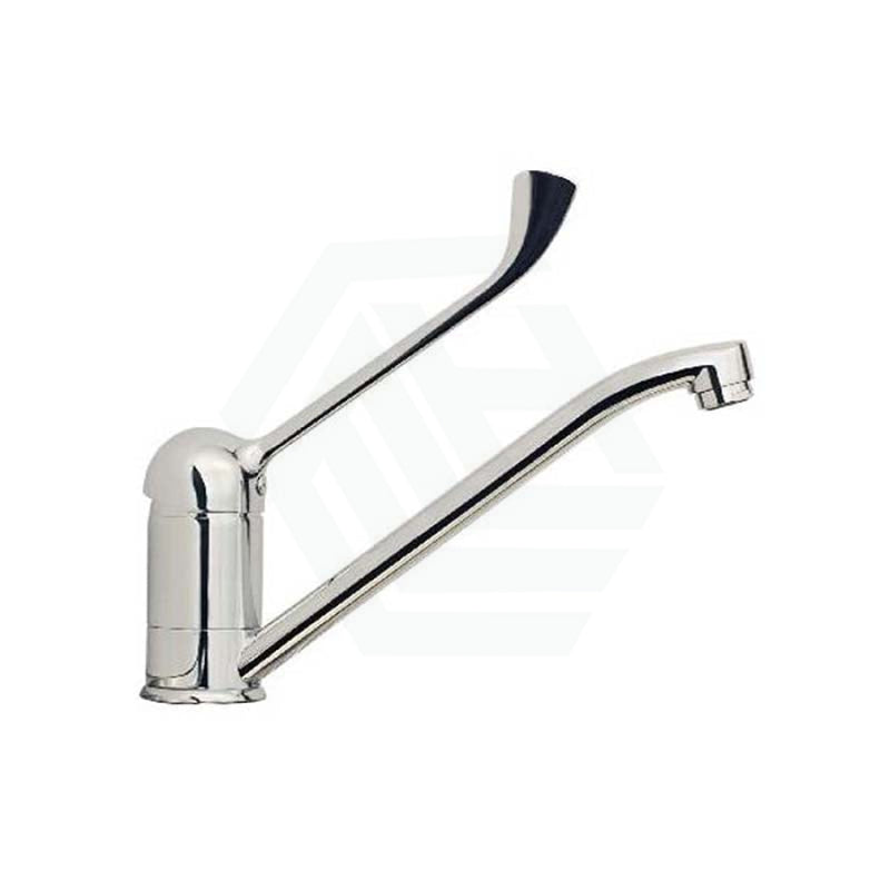 Chrome Kitchen Mixer With Extended Lever For Care And Disabled Special Needs