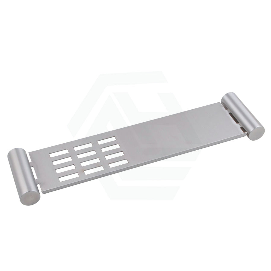 Chrome Norico Esperia Towel Shelf Stainless Steel Wall Mounted Back To Bathroom Shelves