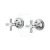 Chrome Shower Wall Taps Brass & Zinc Alloy Top Assemblies