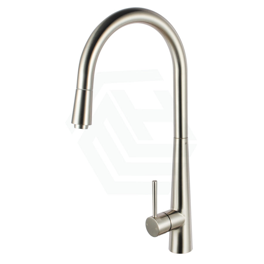 Chrome Solid Brass Round Mixer Tap With 360 Swivel And Pull Out For Kitchen Kitchen Products