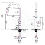 Chrome Solid Brass Round Mixer Tap With 360 Swivel And Pull Out Spray Option For Kitchen Kitchen