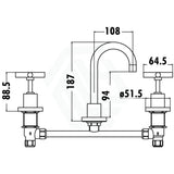 Chrome Solid Brass Tap Set With 360 Swivel For Basin