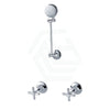 Chrome Tap Set With All Direction Shower Head For Classic Sets