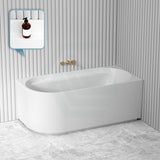 1500/1700Mm Cee Jay Pavilion Fluted/Ribbed Right Corner Bathtub With Internal Shelf Gloss White No