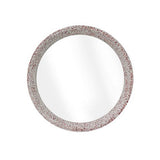 500Mm Bathroom Mirror Concrete Framed Terrazzo Round Wall Mounted Mirrors