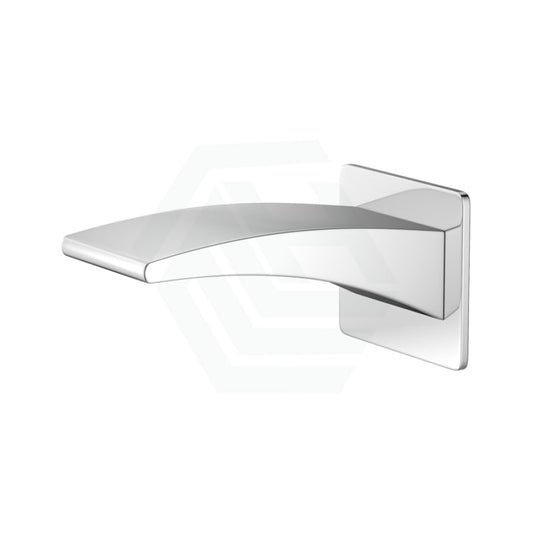 Convex Waterfall Spout Chrome Wall Spouts