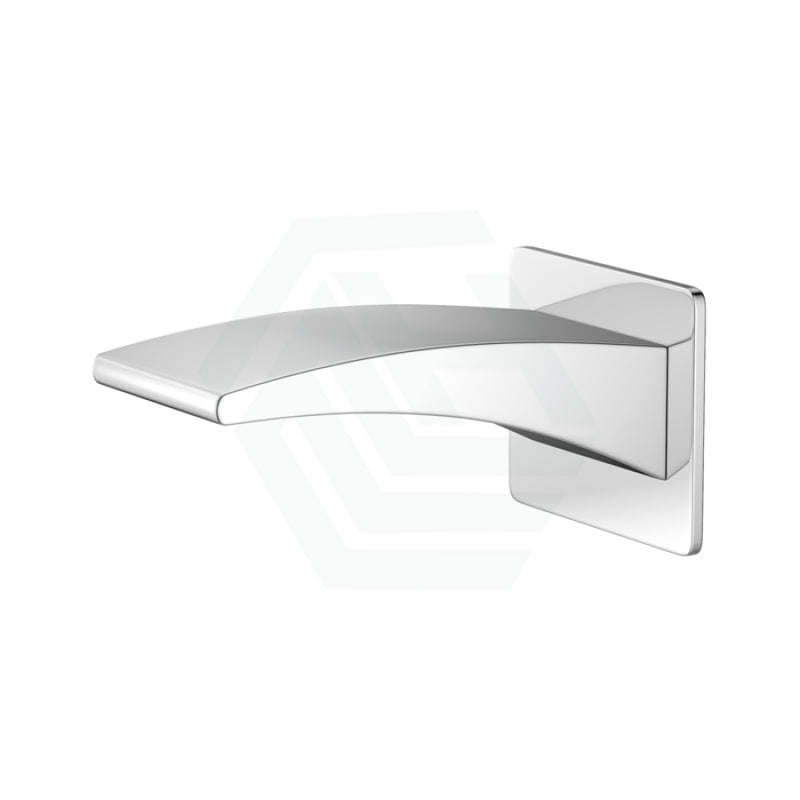 Convex Waterfall Spout Chrome Wall Spouts