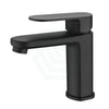 Cora Brass Matt Black Basin Mixer Tap For Vanity And Sink Short Mixers