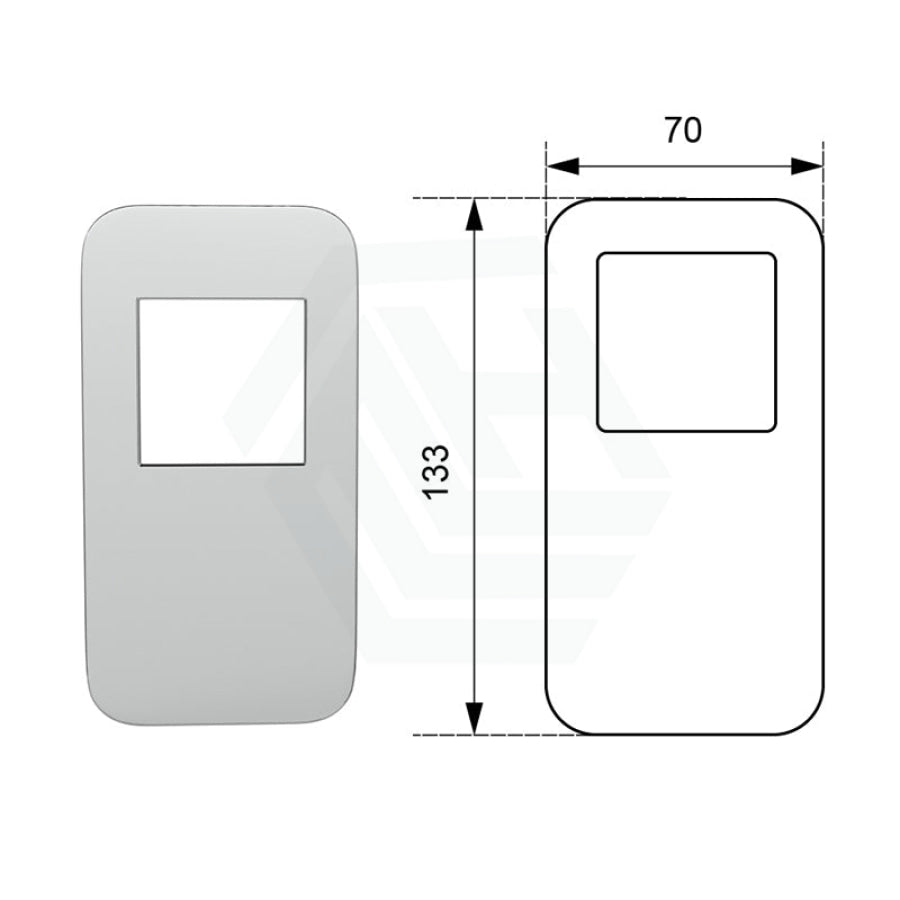 Chrome Solid Brass Mixer Cover Plate For Bathtub And Basin Cp002 Bathroom Products